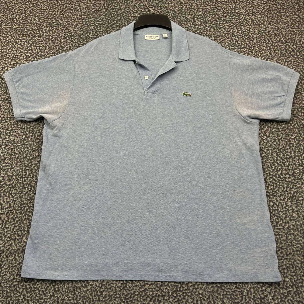 Lacoste Polo Shirt Men Medium 4XL Blue Classic Fit Short Sleeve Collared Cotton